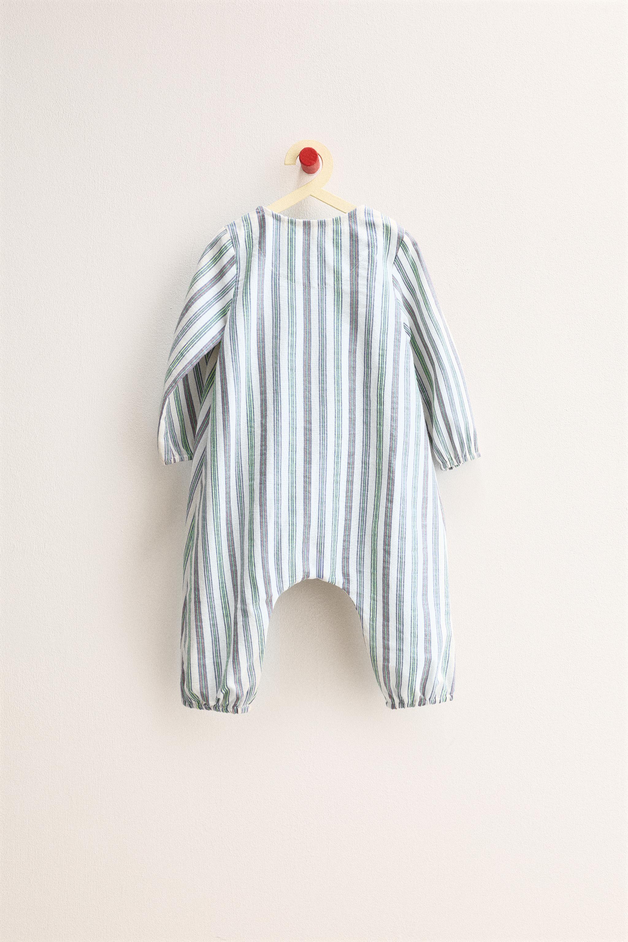 ZARA TIMELESS - STRIPED LONG JUMPSUIT